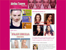 Tablet Screenshot of adelina-makeup.com